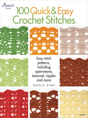 cover image of 100 Quick & Easy Crochet Stitches